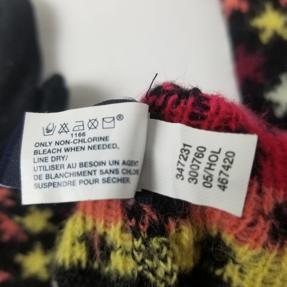 Gap Rainbow Star print Long cold weather gloves - Picture 3 of 4